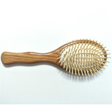 Brosse à cheveux en bambou avec poignée irrégulière de haute qualité